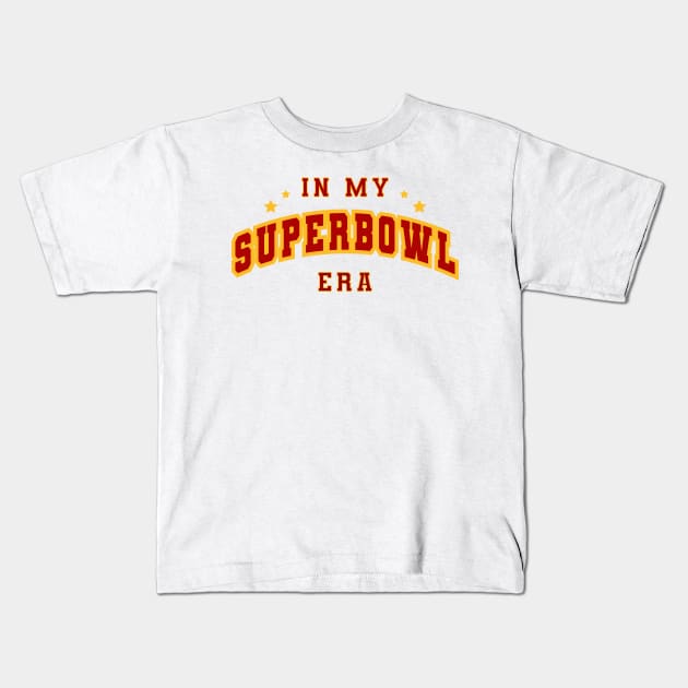 In My Superbowl Era Kids T-Shirt by Just Sitting